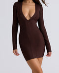 Bodycon Long Sleeve Bandage Mini Dress