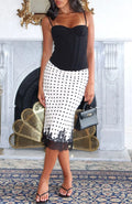 Midnight Polka Dot Elegance Set
