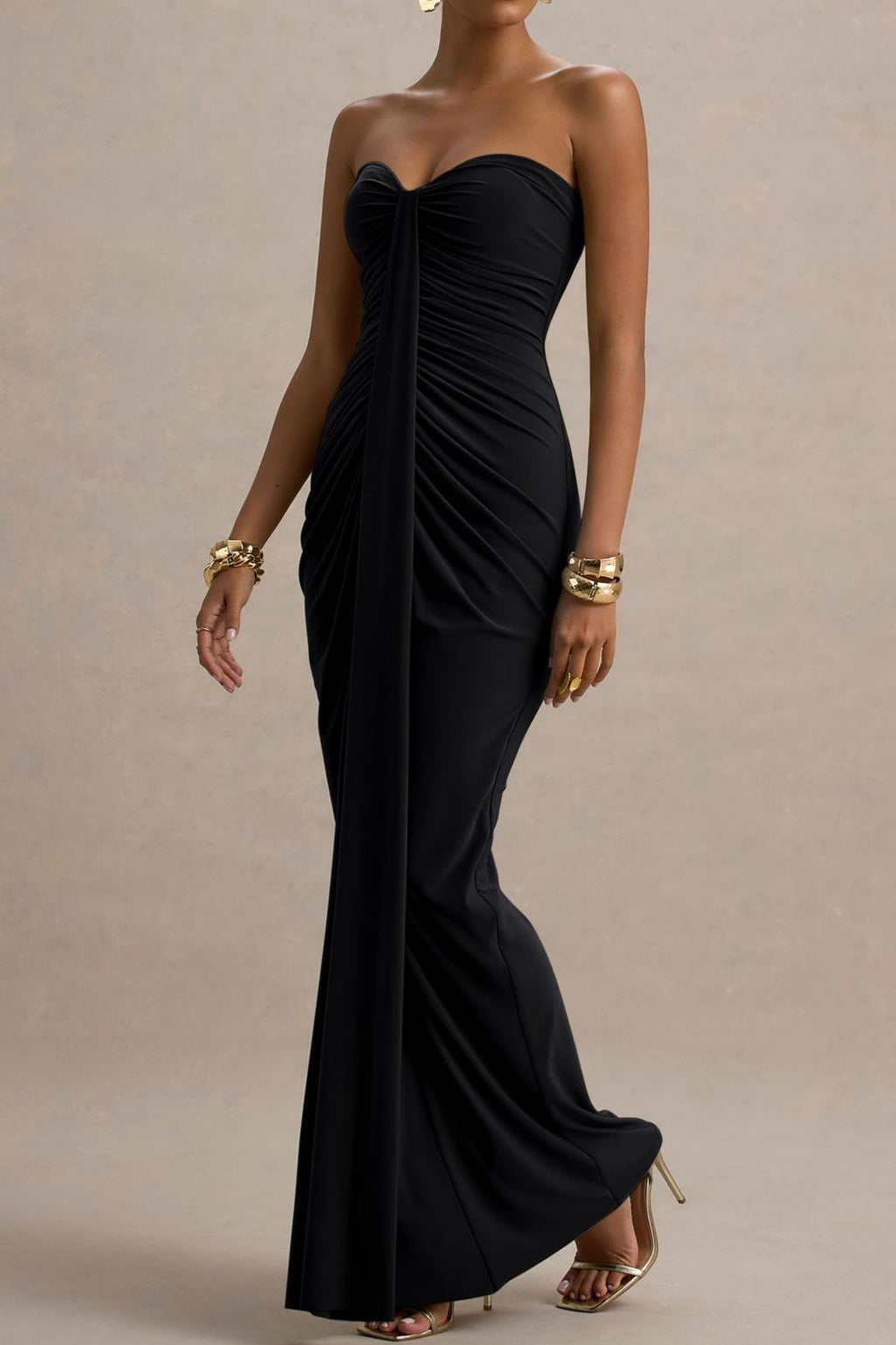 Night Out Elegant Strapless Bodycon Dress