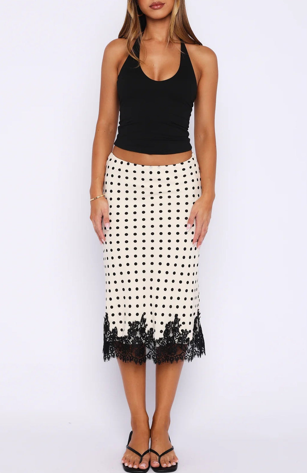 Midnight Polka Dot Elegance Set